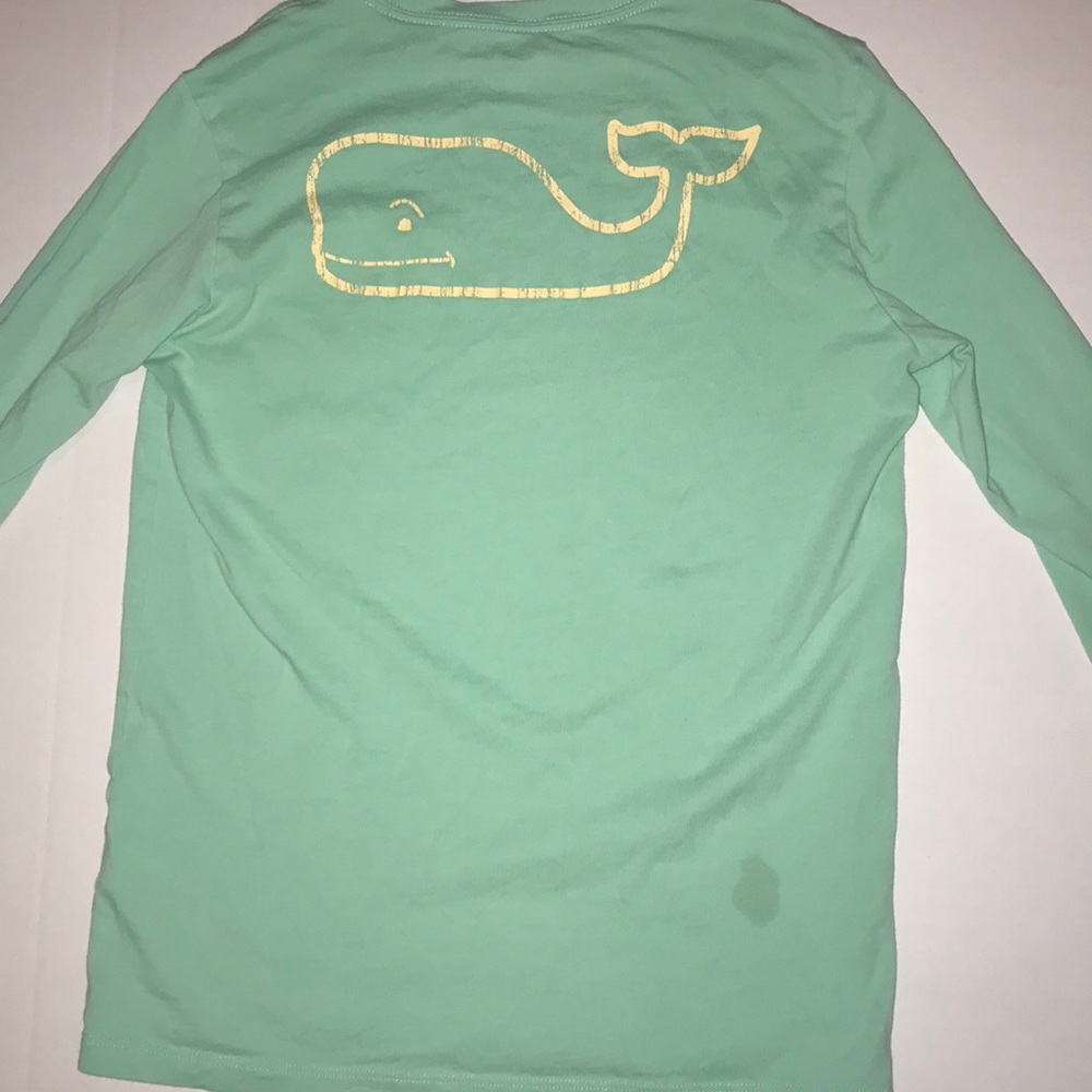 Vineyard vines green/ blue long sleeves shirt! - Picture 2 of 2